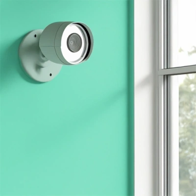 Rochester vivint camera facing a window
